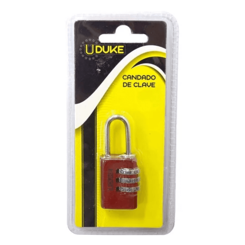 CANDADO CLAVE 40MM 3-4 DIGITOS UDUKE HT90142