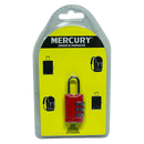 CANDADO DE CLAVE MALETERO ROJO MERCURY
