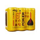 CERVEZA POKER LATA 6U 269ML