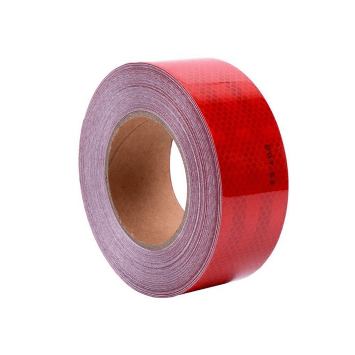 CINTA ROJA REFLECTIVA 5CMS X 30MT
