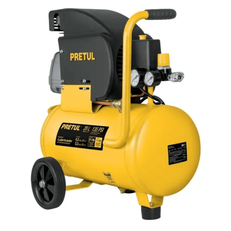 COMPRESOR AIRE 20L 2 1/2HP 90PSI 23065 PRETUL