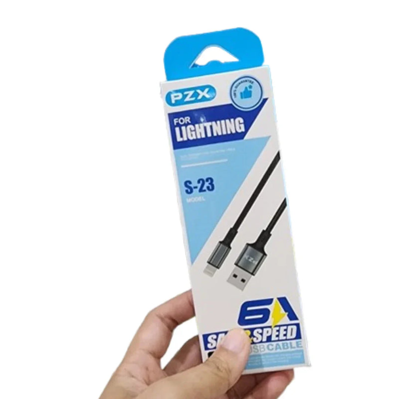 Cable De Carga PZX 6 Amperios Typec S-23
