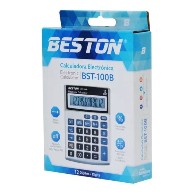 Calculadora Electrónica Beston De 12 Dígitos BST 100B