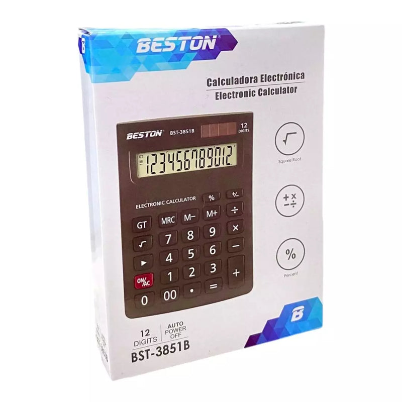 Calculadora Beston 12 Dígitos BST 3851