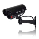 Cámara Seguridad Dummy (Falsa) Tipo Bala Simulación Cámara Real Luz LED REF: 3501