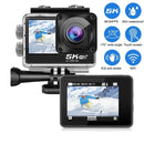 Camara Sumergible Doble Pantalla WIFI 5K Tactil