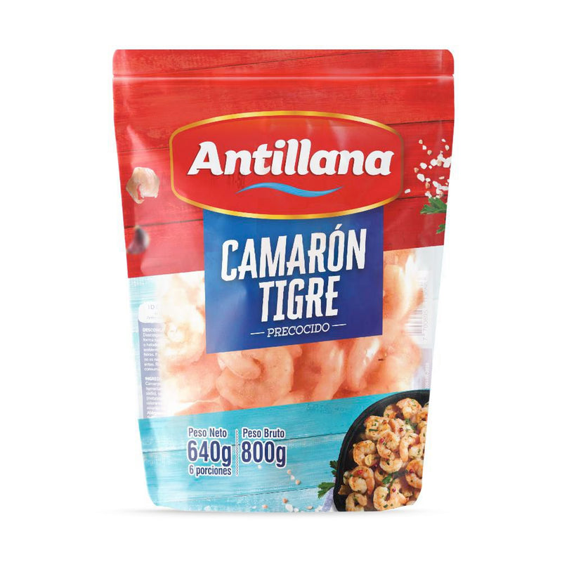 CAMARON TIGRE ANTILLANA 640G PRECOCIDO