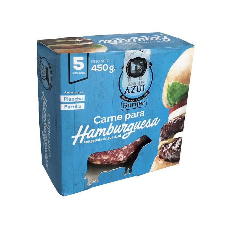 CARNE HAMBURGUESA ANGUS AZUL 450G