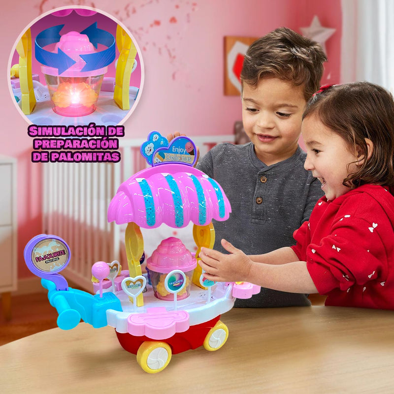 Carrito Interactivo De Ventas Luces Movimientos y Sonidos 333-1