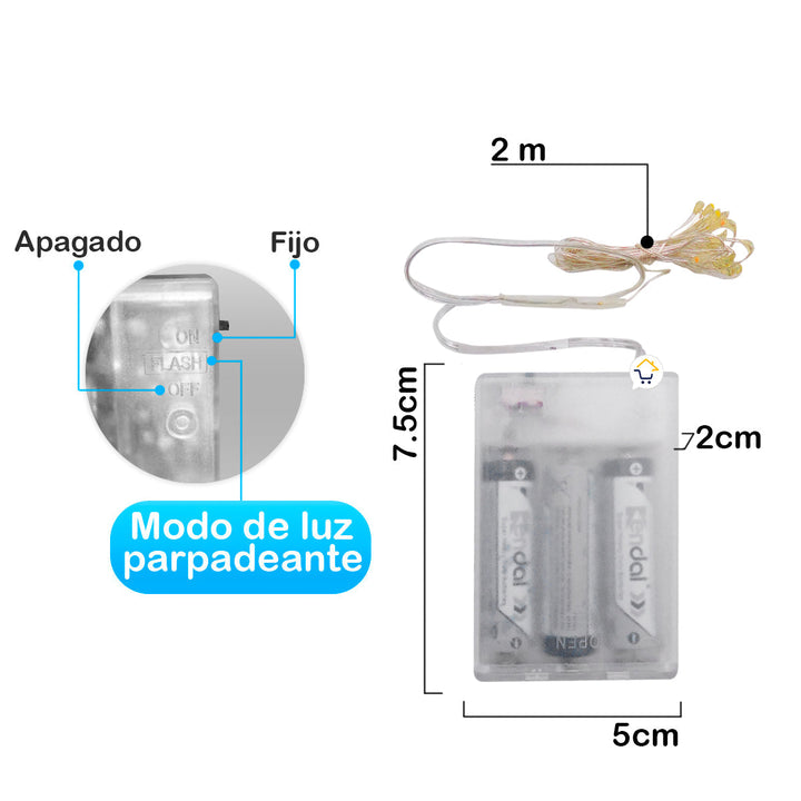 Casa Carpa Portable Y Luces Micro Led Armable Jardín LS201TX20C