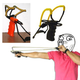 Cauchera Resortera Profesional Lanzador Con Soporte Brazo