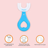 Cepillo Dientes Silicona Forma De U Bebés Niños Limpieza Oral 10PC