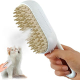 Cepillo Vaporizador Masajeador Quita Pelos Para Mascotas KP-2165