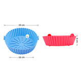 Cesta Silicona Freidora Air Fryer Protector Antiadherente Reutilizable FSA01