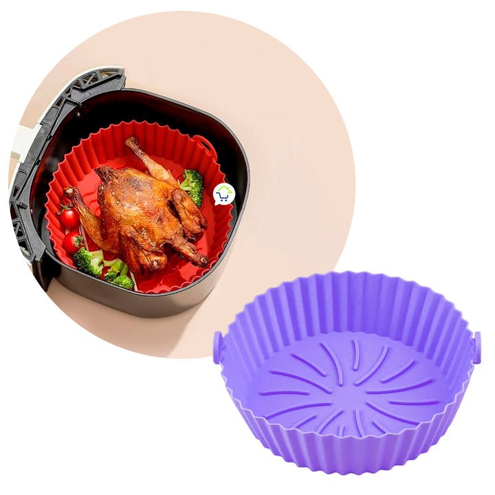 Cesta Silicona Freidora Air Fryer Protector Antiadherente Reutilizable FSA01