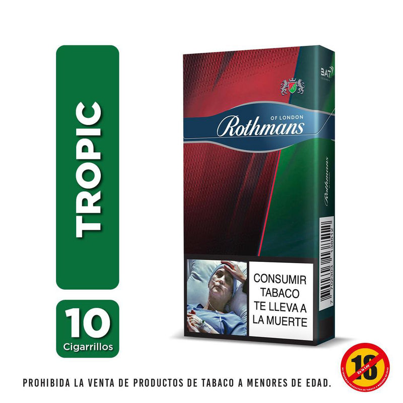 CIGARRILLO ROTHMANS 10U TROPI