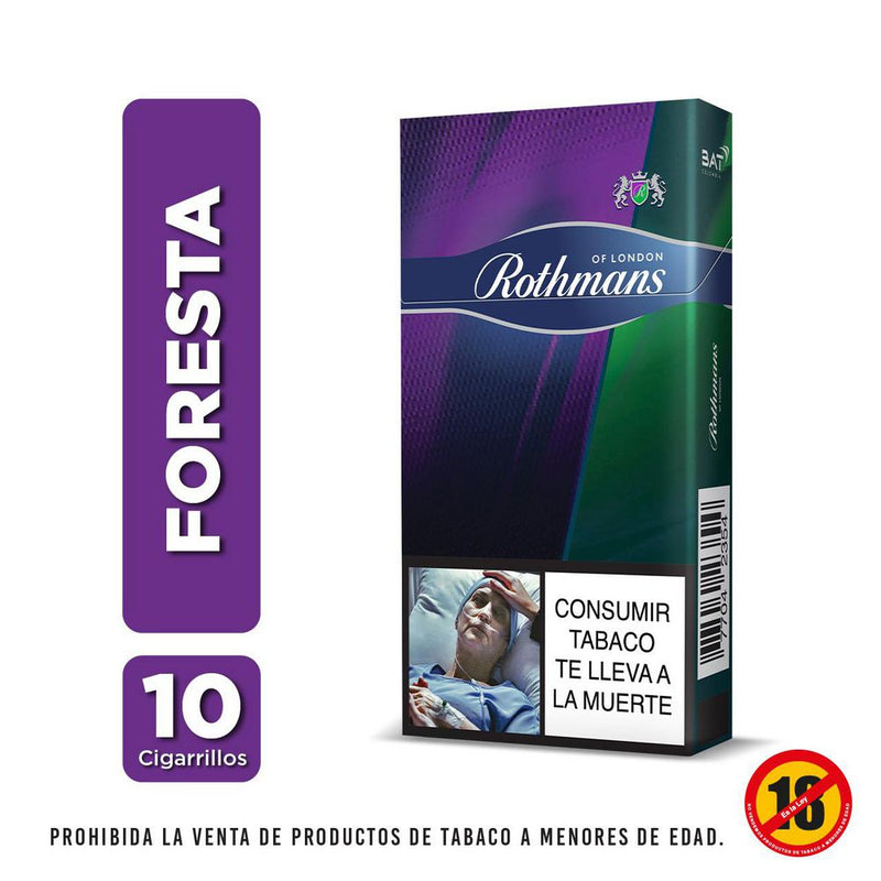 CIGARRILLO ROTHMANS FOREST 10U CAJETILLA