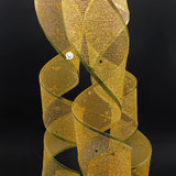 Cinta de Malla Navideña Metalizada x3 Rollos 9 m Dorado 6246D