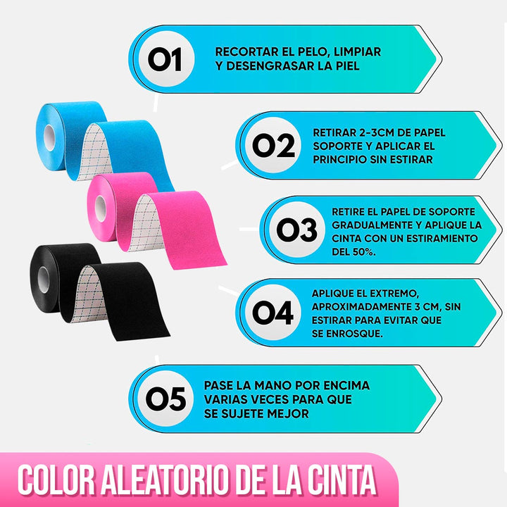 Cinta Kinesiológica Neuromuscular Vendaje Terapéutico SN-01