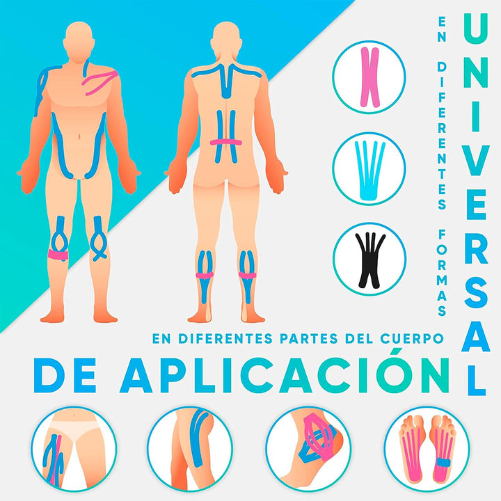 Cinta Kinesiológica Neuromuscular Vendaje Terapéutico SN-01