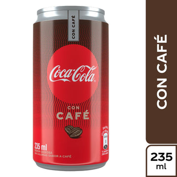 GASEOSA COCA COLA 235ML CAFÉ