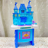 Cocina Infantil Interactiva Castillo Princesa Elsa Frozen Luces Y Sonidos 018-35