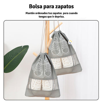 Combo De Bolsos Viajeros X6 + Organizador Zapatos x4 CBVIJ-ZAP