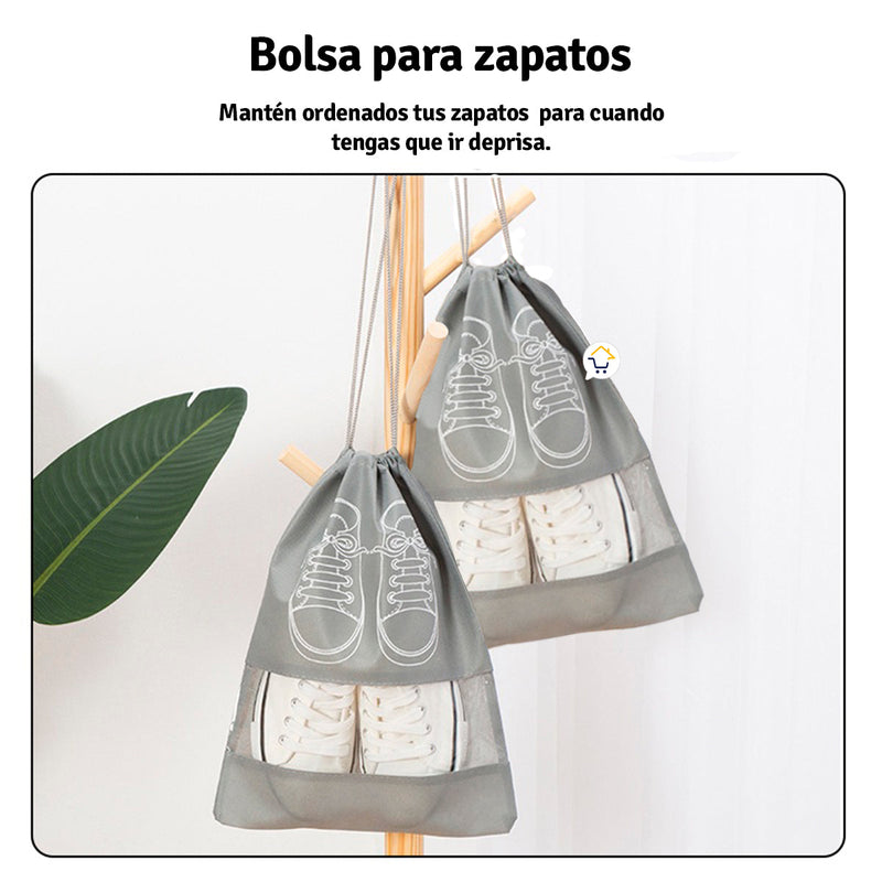 Combo De Bolsos Viajeros X6 + Organizador Zapatos x4 CBVIJ-ZAP