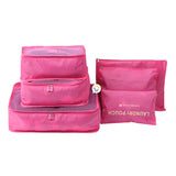 Combo De Bolsos Viajeros X6 + Organizador Zapatos x4 CBVIJ-ZAP