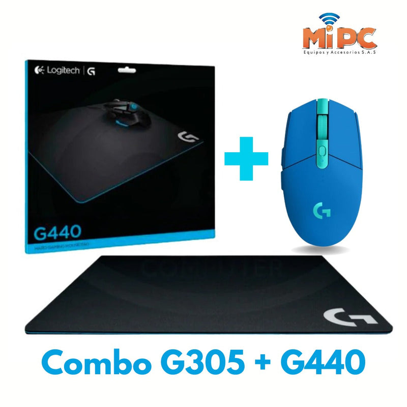 Mouse Inalámbrico G305 y Alfonbrilla G440 - Logitech G