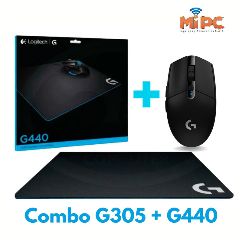 Mouse Inalámbrico G305 y Alfonbrilla G440 - Logitech G