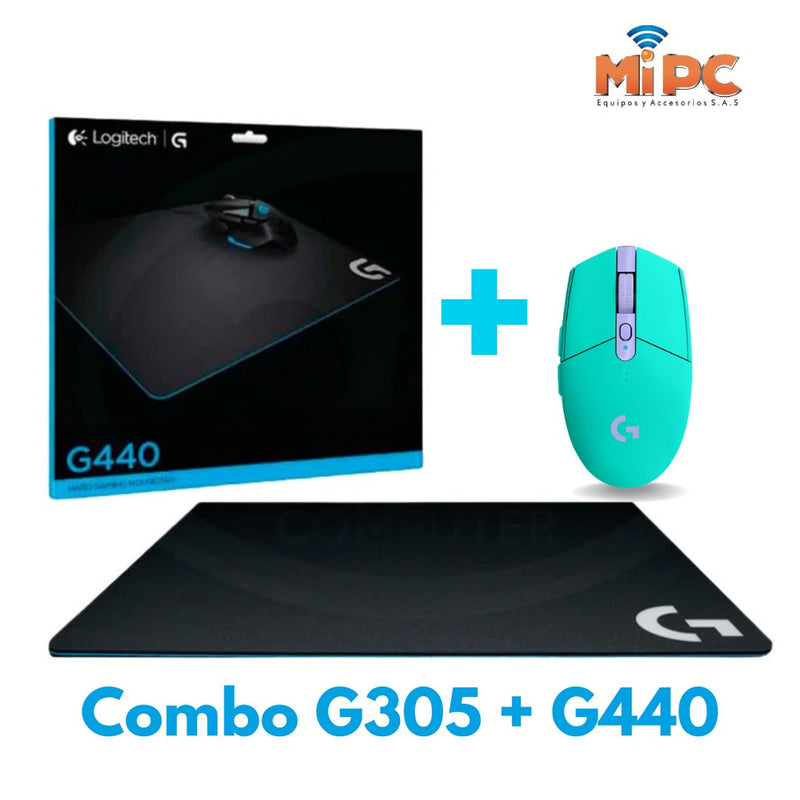 Mouse Inalámbrico G305 y Alfonbrilla G440 - Logitech G