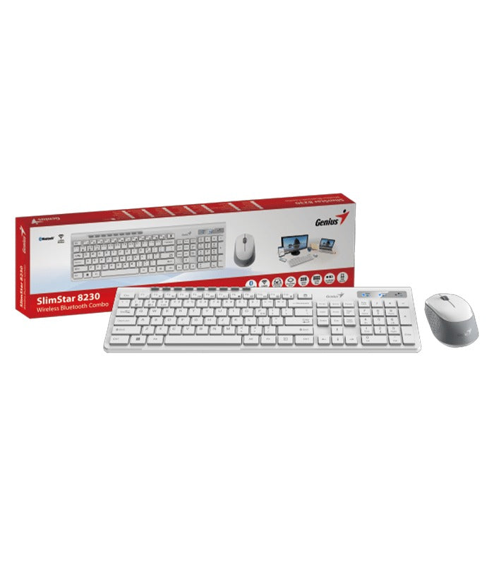 Combo Genius Inalambrico SlimStar 8230 Bluetooth