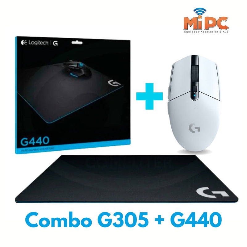 Mouse Inalámbrico G305 y Alfonbrilla G440 - Logitech G