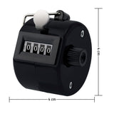 Contador Manual 4 Dígitos Clicker Personas Eventos Bar Vigilante RF 8025