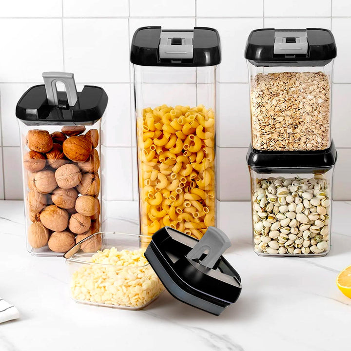 Contenedores Herméticos x5 Organizador Alimentos Recipientes Cocina A-525