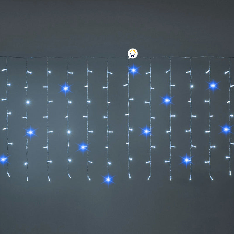 Cortina LED 3X1 M 120 LED Destellos Luces Navidad 1321B