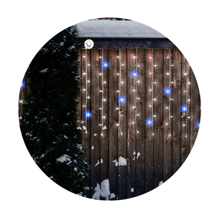 Cortina LED 3X1 M 120 LED Destellos Luces Navidad 1321B