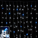 Cortina Luz LED 9x1M 360L Destellos Extensión Navidad 1341B