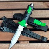 Cuchillo Para Buceo Acuático Táctico Pesca + Estuche y Correas 313V