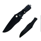 Cuchillo Táctico Camping Supervivencia Pesca + Estuche Rambo