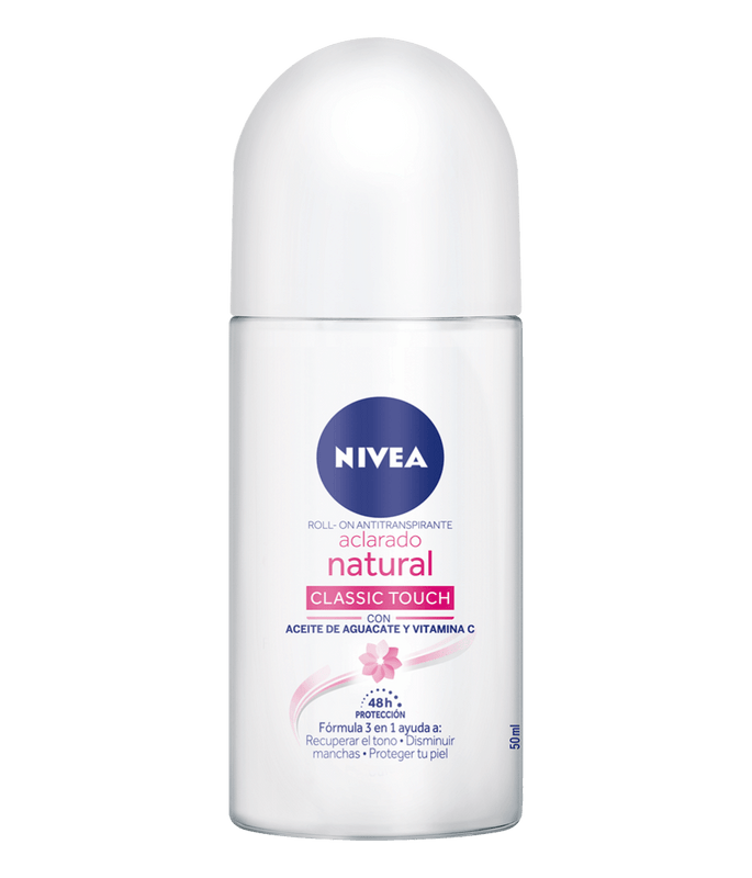 DESODORANTE NIVEA 50G ROLLON ACLARA/N