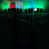 Luces de Hadas Luciérnagas x2 LED Jardín Panel Solar 6 Luces Impermeables C2003