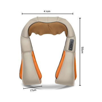 Masajeador Corporal Cervical Cuello Espalda Brazos Electrico Color Beige