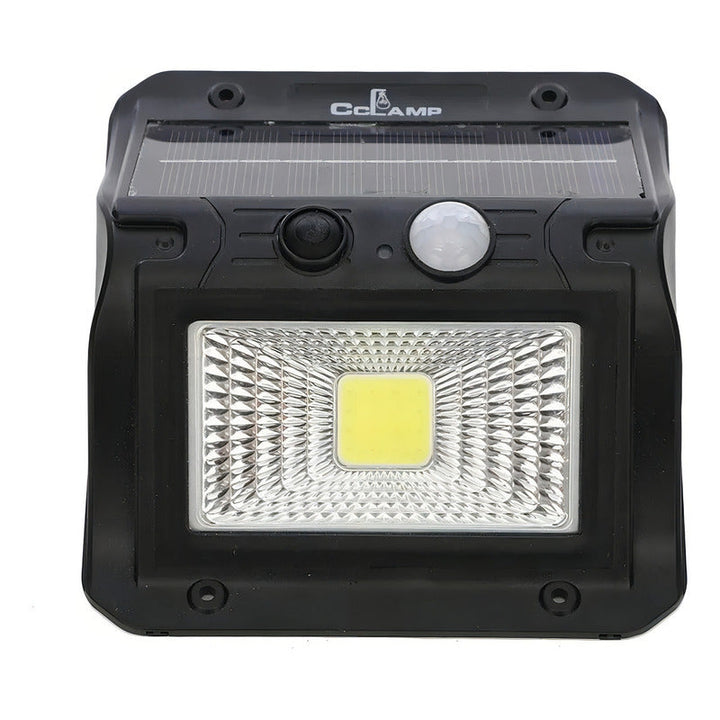 Lampara Reflector Solar Sensor Resistente A Salpicadura 108 Color De La Carcasa Negro