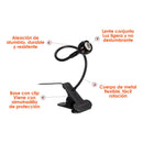 Lampara Uv Led De Secado De Uñas Brazo Flexible Y Clip Color