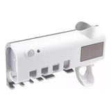 Porta Cepillo Dispensador De Crema Dental Con Esterilizador