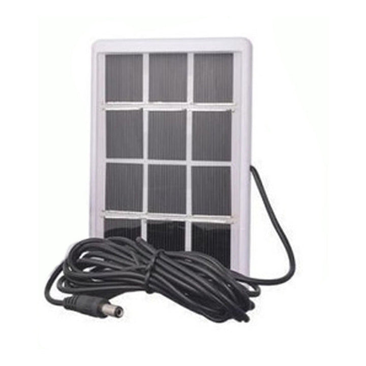 Kit Bombillo Recargable 5w Portátil Liviano Con Panel Solar