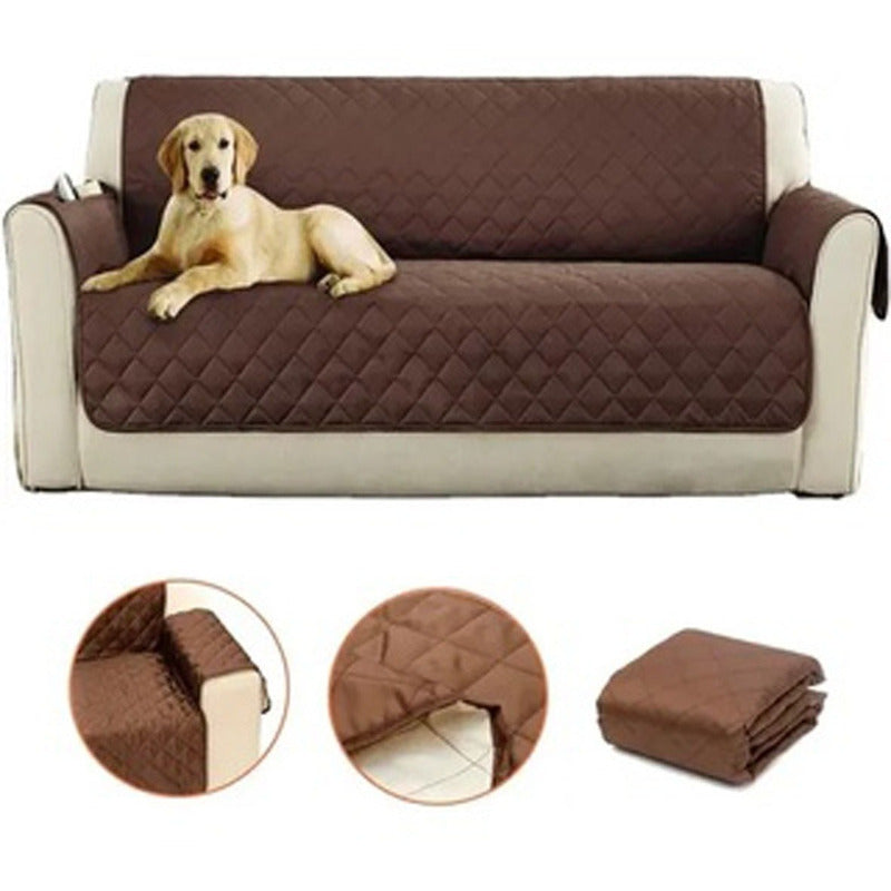 Forro Protector Sofa Doble Faz Cubre Sofa 2 Ptos Lavable
