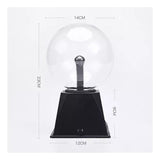 Esfera Bola De Plasma Lampara Rayos Interactiva Tacto Decora